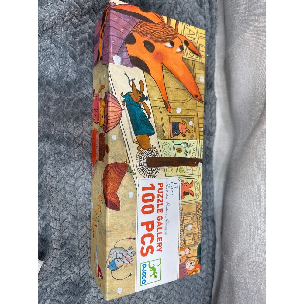 Djeco Paris Puzzle Gallery 100 Pieces Beatrice Alemagna Panoramic DJ07637‎